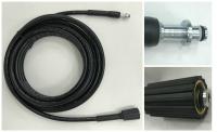 Шланг АВД быт ПВХ гайка-штуцер старого образца 10 м. для Karcher 1011