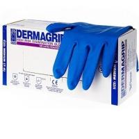 Перчатки DERMAGRIP HIGH RISK латексные нестер.неопуд. 25пар 70700024