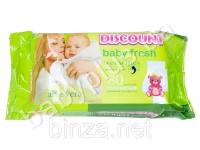 Салфетки влажные детские Discount 80шт
